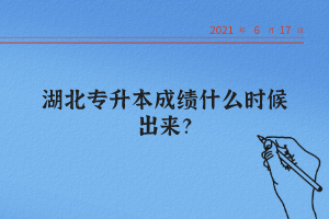 湖北統(tǒng)招專升本怎么查詢自己的成績？