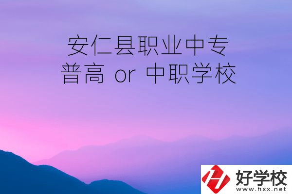 安仁縣職業(yè)中專是普高還是中職學校？